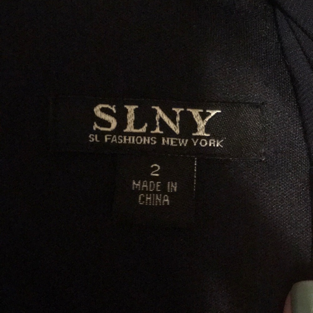 Navy blue Size 2 dress worn once. - Picture 3 of 3